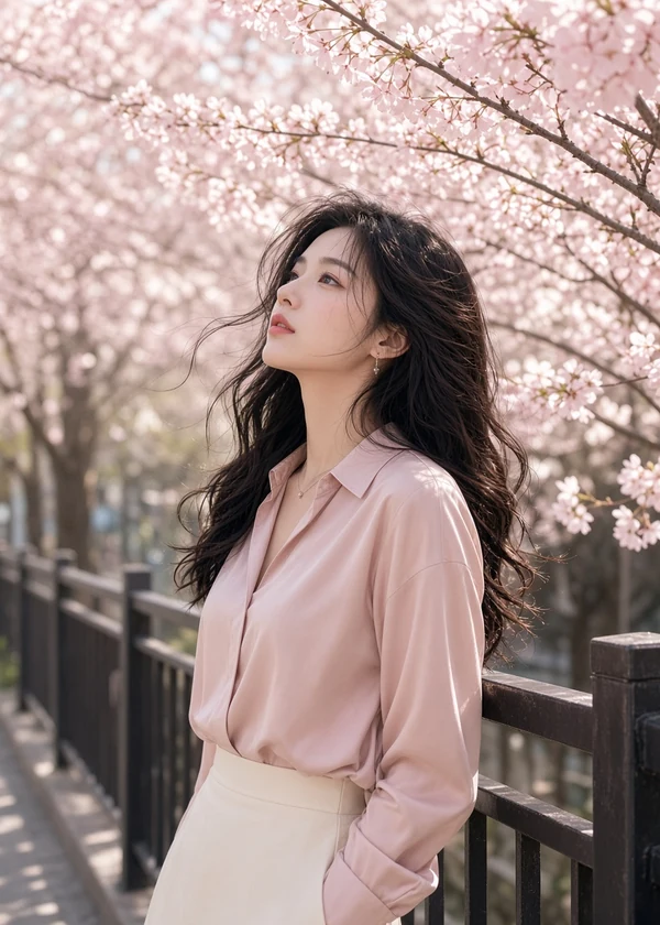 追樱花的女孩 封面图
